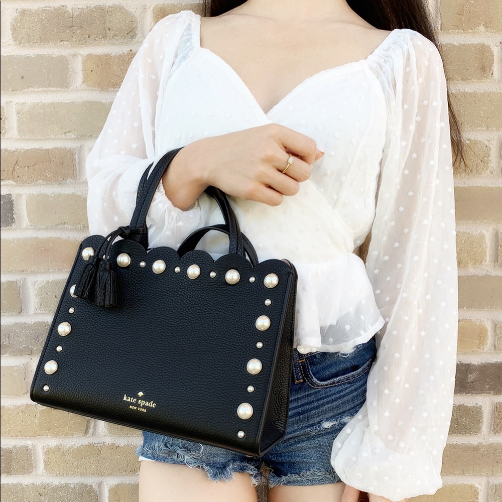 Kate spade pearl Sam satchel crossbody - Picture 2 of 7
